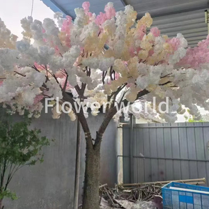 ピンクの人工桜の木巨大アーチ屋内結婚式クリスマス卒業イースターセンターピース装飾日本人