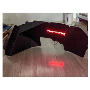 خطوط داخلية لمصباح داخلي من سبيكة الألومنيوم 4 أسود لسيارة جيب مصارع JT + JT2023 - Product Image 1