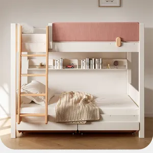 儿童家具木质和MDF双层床儿童床卧室套装卧室家具