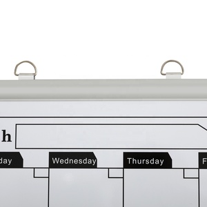 Customized 12x18inch School Teacher's Dry Erase Planner Whiteboard Magnetic Aluminum Frame Zinc Steel Writing <strong>Board</strong> - Product Image 4