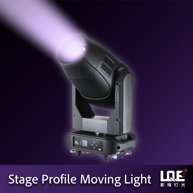 LQE Professional 600W LED Profile Moving Head Light High CRI Ra93 CMY CTO Framing Stage Projector Art-net DMX 6300K Dimmable