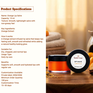 Orange <b>Lip</b> Salve Moisturizing <b>Lip</b> Balm with Vitamin C Hydrating Repair for Dry Cracked <b>Lip</b> Soft Smooth Healthy <b>Lip</b> at Best Price - Product Image 4