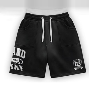 Soft Cotton Blend Two Piece Clothing OEM ODM Supply Comfortable Everyday Casual Wear Men Long Sleeve <b>Top</b> and Shorts Set - Product Image 5