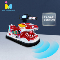 Voiture pare-chocs Dodgem pour enfants FRP Commercial avec détection d'obstacles radar et alerte vocale
