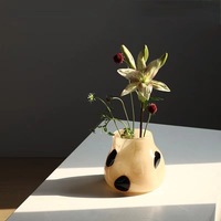 Lait créatif jade oblique verre hydroponique couleur bouteille vase sol verre vase grandes rayures rétro simple décoration vase à fleurs