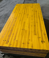 Contreplaqué filmé jaune haute pression 21mm 27mm en pin pour coffrage de construction en béton
