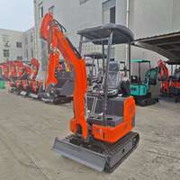 Mini-excavatrice ME18-2, pelle compacte avec tarière optionnelle pour le forage de trous, la plantation d'arbres et l'installation de poteaux