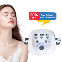 Dispositivo Portátil de Electroporación, Máquina de Mesoterapia para Reafirmar la Piel, Crioterapia Facial, Electroporación Facial, Electroporador Facial