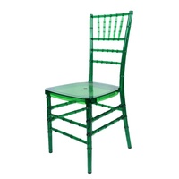 Chaises Chiavari en résine acrylique transparente pour mariages, événements, banquet, restaurant, chaises de salle à manger empilables