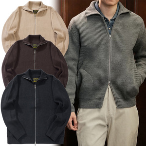 Pull en tricot pour homme, cardigan unisexe en laine zippé, manteau, vêtements d'hiver pour homme, Sueter Para Hombre, tricots pour homme, fournisseur de premier plan - Product Image 1