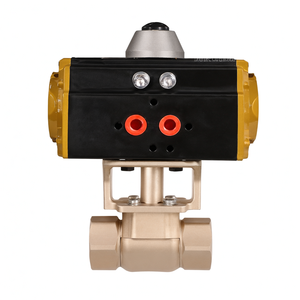 วาล์วบอลแบบใช้ลม COVNA DN40 ขนาด 1.5 นิ้ว 2 ทาง 5000PSI แรงดันสูง ผลิตจากสแตนเลส 316 - Product Image 3