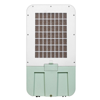 Enfriador de Aire Portátil con Energía Solar, Aire Acondicionado Evaporativo con Control Remoto, Batería de 24V para Camping, Auto, RV, Exteriores