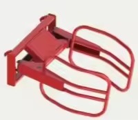 FHLJ 2500 kg Pince hydraulique pour balles d'acier à roulement à billes pour tracteur agricole/chargeuse, excavatrice 5T, état neuf, garantie 1 an