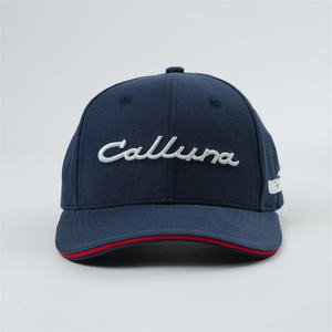 6个带刺绣标志的面板棉棒球帽定制刺绣结构帽 - Product Image 3