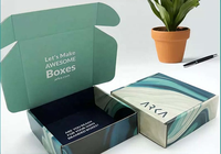 Boîtes cadeaux en carton ondulé personnalisées de qualité supérieure, design avion, gaufrage UV, pelliculage brillant, doublure en éponge, écologiques