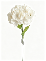 Fleurs d'hortensia artificielles blanches en soie, hortensias artificiels avec tiges, faux hortensias pour les arrangements de mariage et la décoration de fêtes