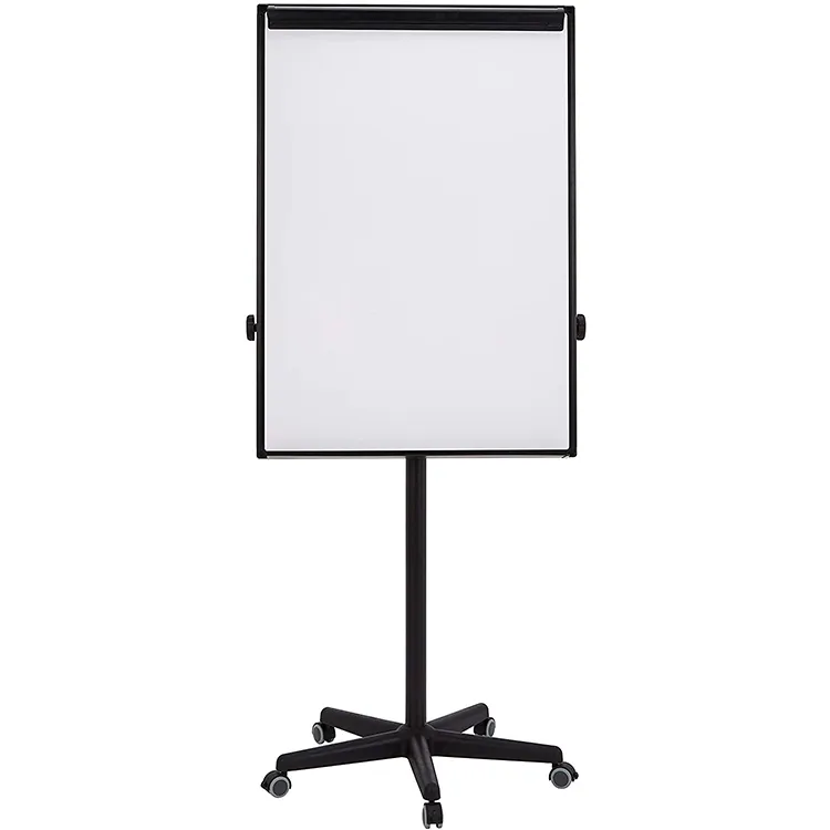 High Quality Mobile Dry Erase White Board with wheels for meeting Presentation