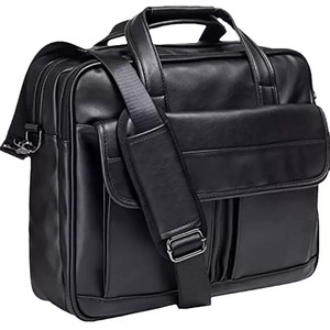 Maletín de Cuero de Alta Calidad para Hombre, Estilo Vintage, Personalizado, de 15.6 Pulgadas, Impermeable, Duradero, de Gran Capacidad, Ligero y Suave - Product Image 2