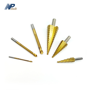 Juego de Brocas Escalonadas Naipu HSS4241 con Recubrimiento de Titanio, 6 Piezas, 4-12 mm, 4-20 mm, 4-32 mm, para Perforar Orificios en Metal - Product Image 4