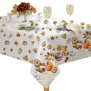 Nhà Máy Giá Không Thấm Nước Sang Trọng Đẹp Khách Sạn Đảng Ăn Hickory Khăn Trải Bàn Bán Buôn In Bảng Vải Cho Đám Cưới - Product Image 5