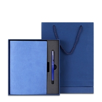 Carnet en cuir PU personnalisé avec logo imprimé, stylo, journal – Cadeau d'entreprise pour la Fête des Mères, Noël, le Nouvel An chinois, Pâques