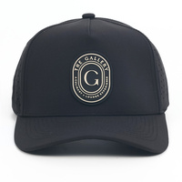 Logo Kustom Berkualitas Tinggi 5 Panel dengan Lubang Potong Laser dan Patch Karet
