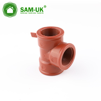 Connecteur de tubes en plastique de haute qualité, filetage PPH, raccord de drainage et d'alimentation en eau, 3 voies, raccords de tuyau emt