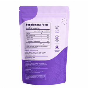 Nuevo Suplemento Dietético 3 en 1 de Fibra en Gomitas de Marca Privada para Apoyo Inmunológico y Energía para Adultos - Product Image 6