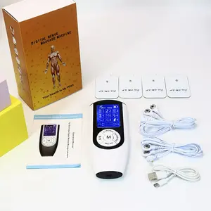 Digital Physical Therapy Tens Unit Device Machine Muscle Stimulator Electric Pulse Massager