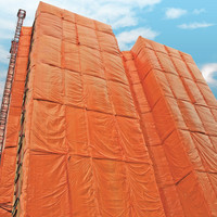 Bâche isolante robuste et imperméable pour le durcissement du béton, anti-humidité et anti-gel, pour la construction