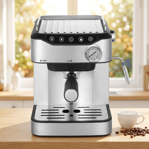 Best Selling Professional Lar Italian Espresso Maker Semi-<b>Automatic</b> Commercial Home <b>Coffee</b> <b>Machine</b> With EU Plug - Product Image 1