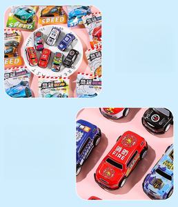 Voiture de course miniature à rétrofriction pour garçons, modèle de simulation de voiture de sport, jouet surprise en sachet, cadeau en gros - Product Image 4