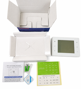 Contrôleur de température WiFi <span class=keywords><strong>pour</strong></span> climatiseur 24VAC, <span class=keywords><strong>thermostat</strong></span> de pompe à chaleur multi-étages 3H2C avec application Smart Life et commande vocale - Product Image 2