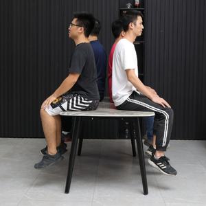 Table à manger de style italien en pierre brillante, table et chaises de salle à manger modernes et minimalistes, table à manger rectangulaire de luxe pour la maison - Product Image 4