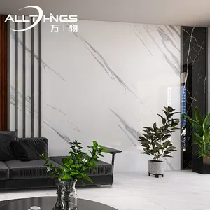 Gegossene Dusche TV Hintergrund Aluminium Verbund Alucobond braun Marmor bedeckt Waben platte synthetische Acryl Marmorplatte