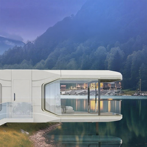 Capsula spaziale ad alta tecnologia personalizzabile moderna prefabbricata della casa del contenitore della Villa di lusso della capsula dello spazio con il disegno del romanzo - Product Image 4