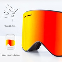 Nouvel Arrivage 2026 – Lunettes de Ski Magnétiques à Vision Large Cylindrique, Double Couche Anti-buée pour Sports d'Hiver en Plein Air