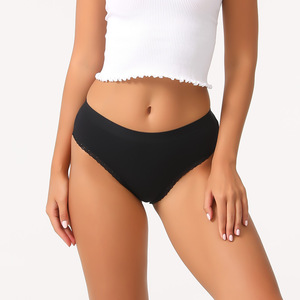 Nouveau bikini sexy en coton tricoté à fils, taille basse, respirant, sous-vêtements pour femmes 2024 - Product Image 3