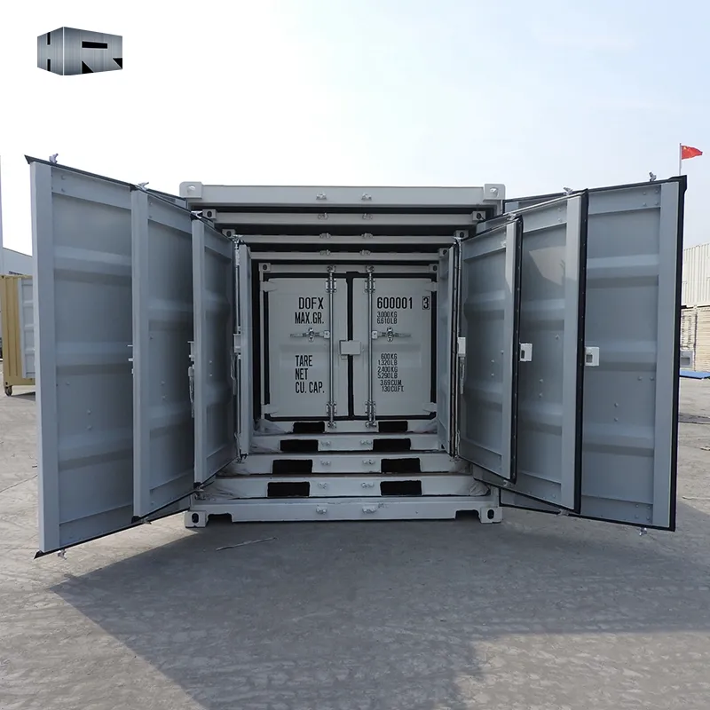 Istifleme konteyner yuvalanmış Mini mobil depolama konteyner 5ft 6ft 7ft 8ft 9ft 10ft kuru konteyner ile özelleştirilmiş çift kapılar OEM