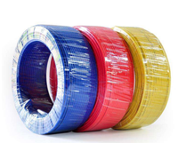 Construction à noyau unique 1.5mm 2.5mm 4mm 6mm 10mm BV/BVR pvc maison câblage en cuivre câble électrique