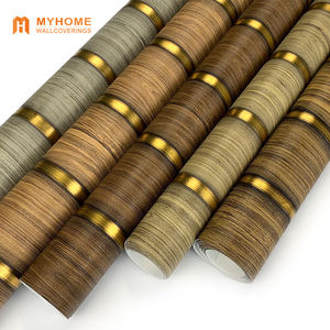 ورق جدران فاخر من الفينيل بلون ذهبي وردي ثلاثي الأبعاد لغرف النوم - Product Image 5