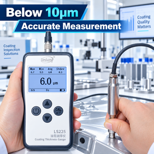 Linshang LS225 Coating Thickness Meter with F500 Probe Fixture <b>Stand</b> for High Precision Fe NFe Surface Testing - Product Image 4