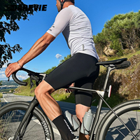 Cuissard de cyclisme haute performance pour homme grande taille, respirant, avec bretelles en maille, séchage rapide, rembourré, antichoc, compression ajustée