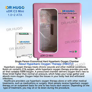 DR.HUGO uDR C3 <b>Mini</b> Manufactory Sitting Style Hyperbarica Oxygen therapy chamber Hard type 1.5ata 2.0ata hyperbaric hbot chamber - Product Image 4
