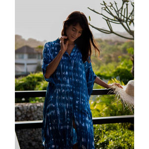 ผ้ามัดย้อมชายหาดสำหรับผู้หญิง Mmorrocan Kaftan สำหรับนักออกแบบแฟชั่น - Product Image 2