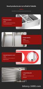 Freidora y Cocedora de Pasta Eléctrica Comercial de Doble Uso para Restaurantes y Servicios de Alimentos en Hoteles - Product Image 4