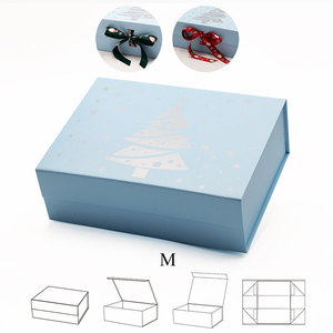 Wholesale Rigid Custom Color Foil Stamping logo Printing <strong>Christmas</strong> <strong>eve</strong> Gift Packaging <strong>Boxes</strong> - Product Image 4