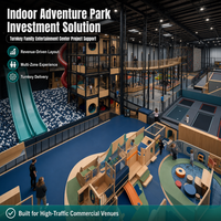 Equipo de juegos para interiores: Pared de escalada, tobogán, piscina de bolas, centro de juegos infantil FEC, laberinto de tubos, zona suave. Para centros comerciales. OEM ODM.