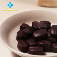 Emballage individuel, fabricant OEM/ODM, bonbons au sucre, saveur café, forme de pièce, 1g, goût sucré