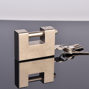 FEIHUAN Fábrica de alta seguridad de alta resistencia Rectangular candado de hierro OEM/ODM niquelado - Product Image 5